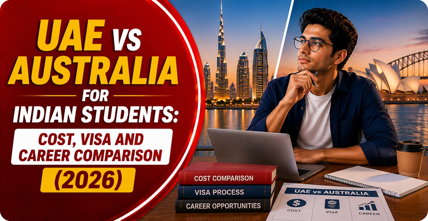 UAE vs Australia for Indian Students: Cost, Visa and Career Comparison (2026)