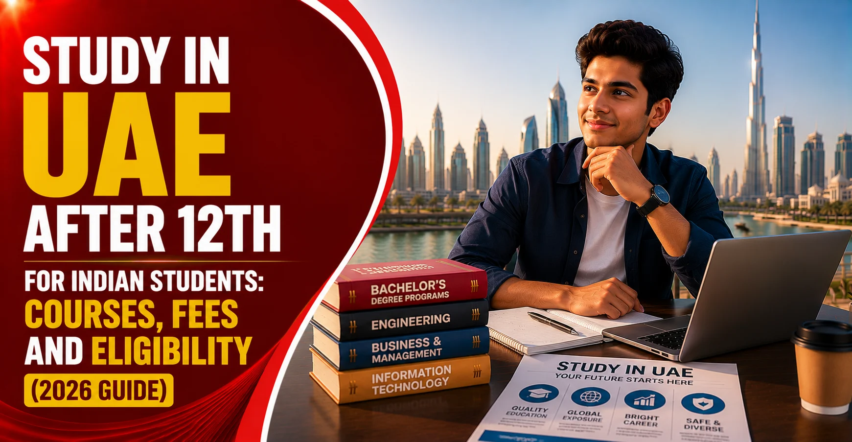 Study in UAE After 12th for Indian Students: Courses, Fees and Eligibility (2026 Guide)
