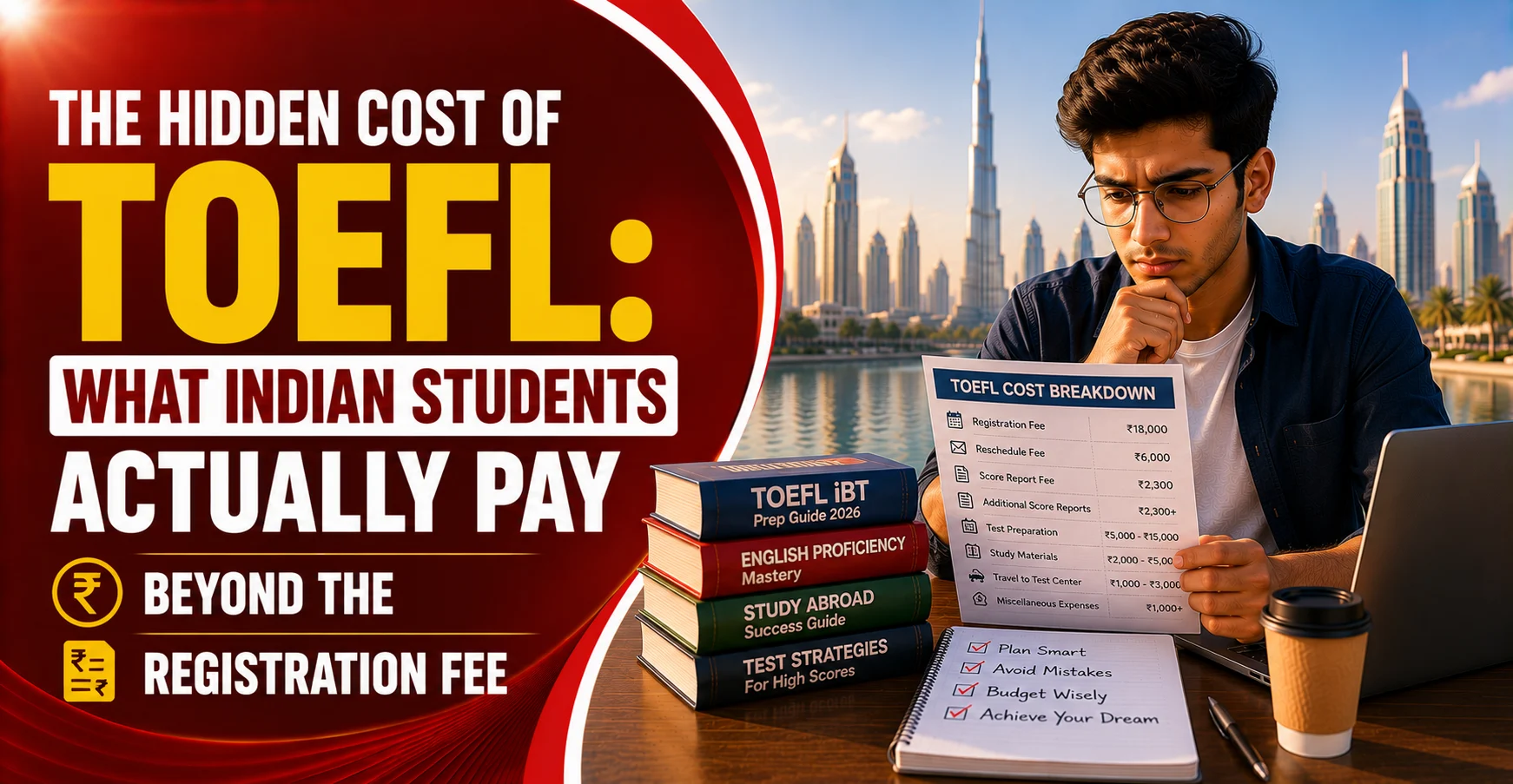 The Hidden Cost of TOEFL: What Indian Students Actually Pay Beyond the Registration Fee