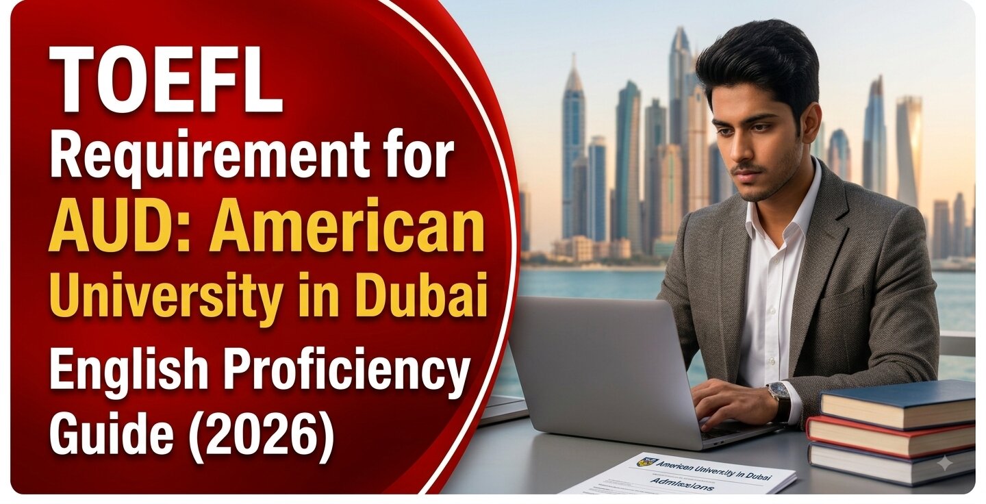 TOEFL Requirement for AUD: American University in Dubai English Proficiency Guide (2026)