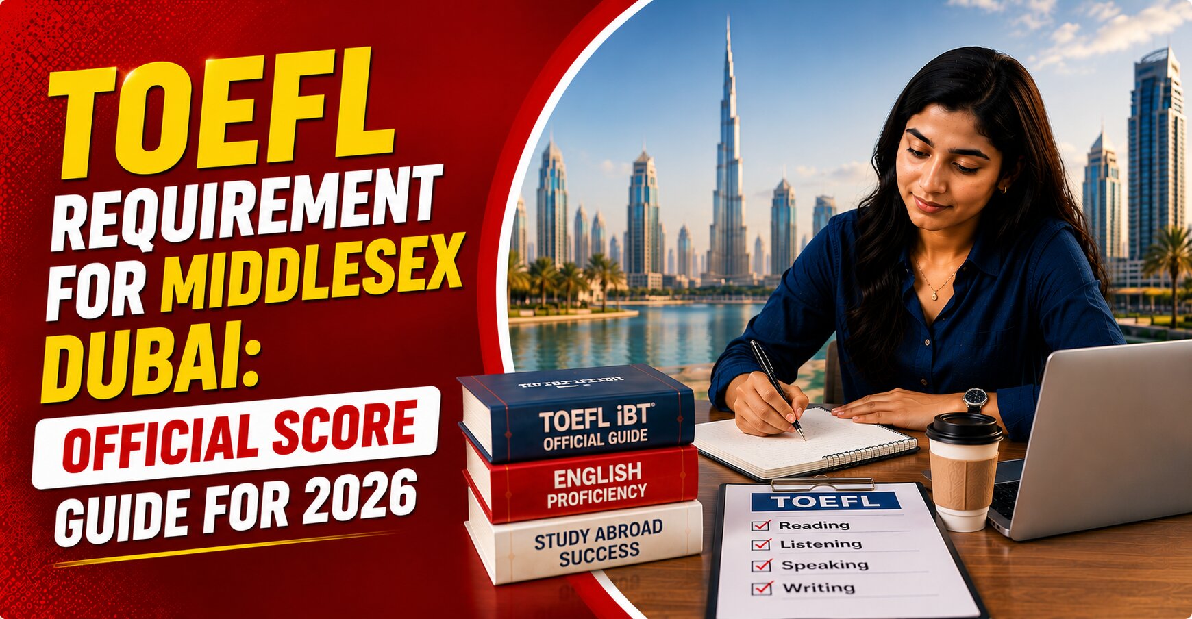 TOEFL Requirement for Middlesex Dubai: Official Score Guide for 2026
