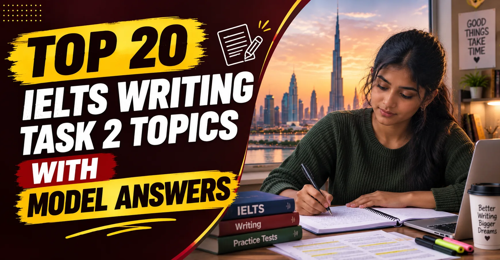 Top 20 IELTS Writing Task 2 Topics With Model Answers