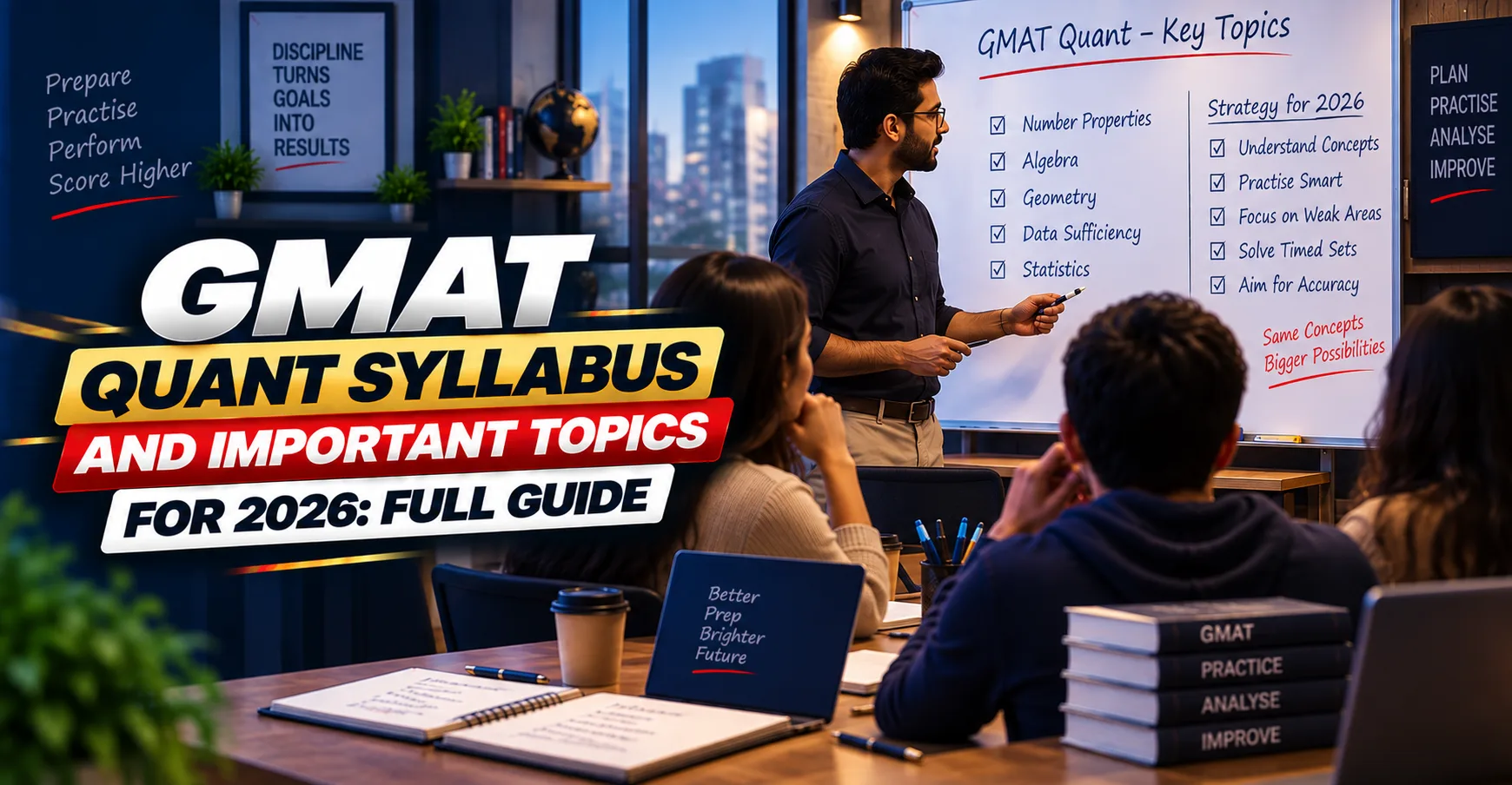 GMAT Quant Syllabus and Important Topics for 2026: Full Guide