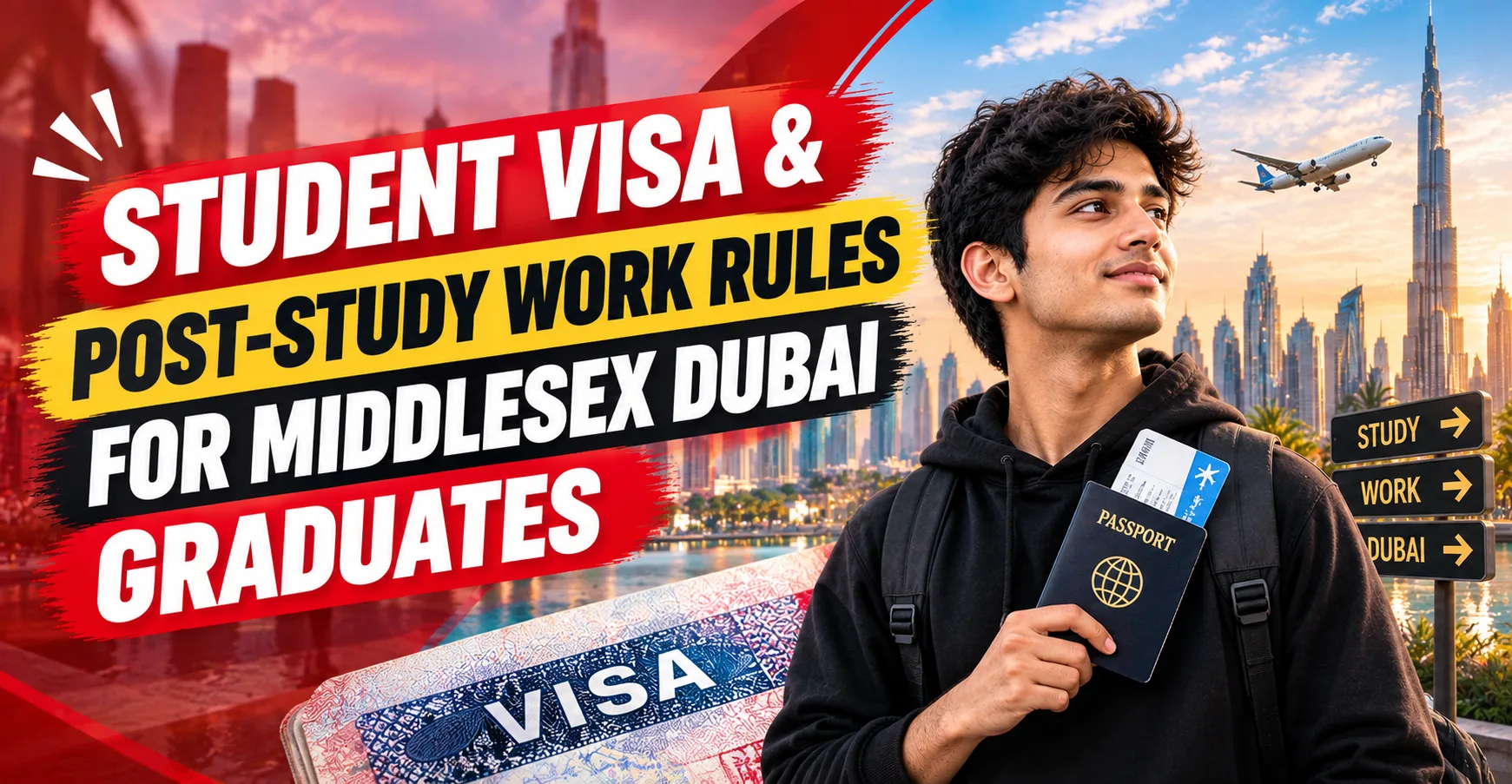 Student Visa & Post-Study Work Rules for Middlesex Dubai Graduates