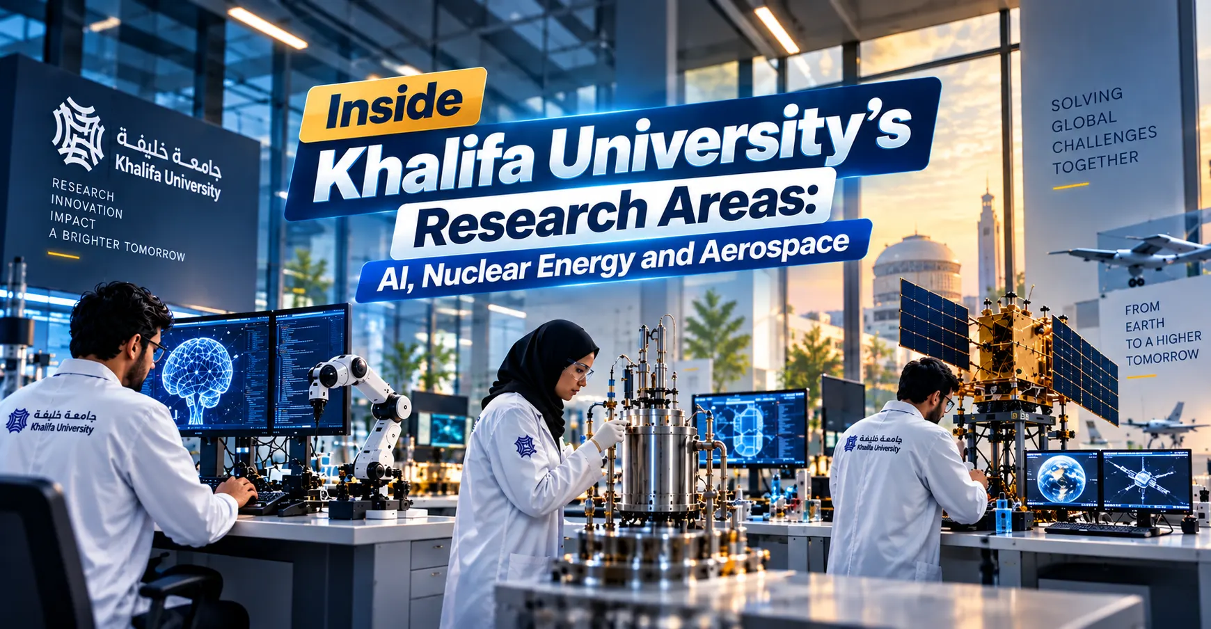 Inside Khalifa University's Research Areas: AI, Nuclear Energy and Aerospace