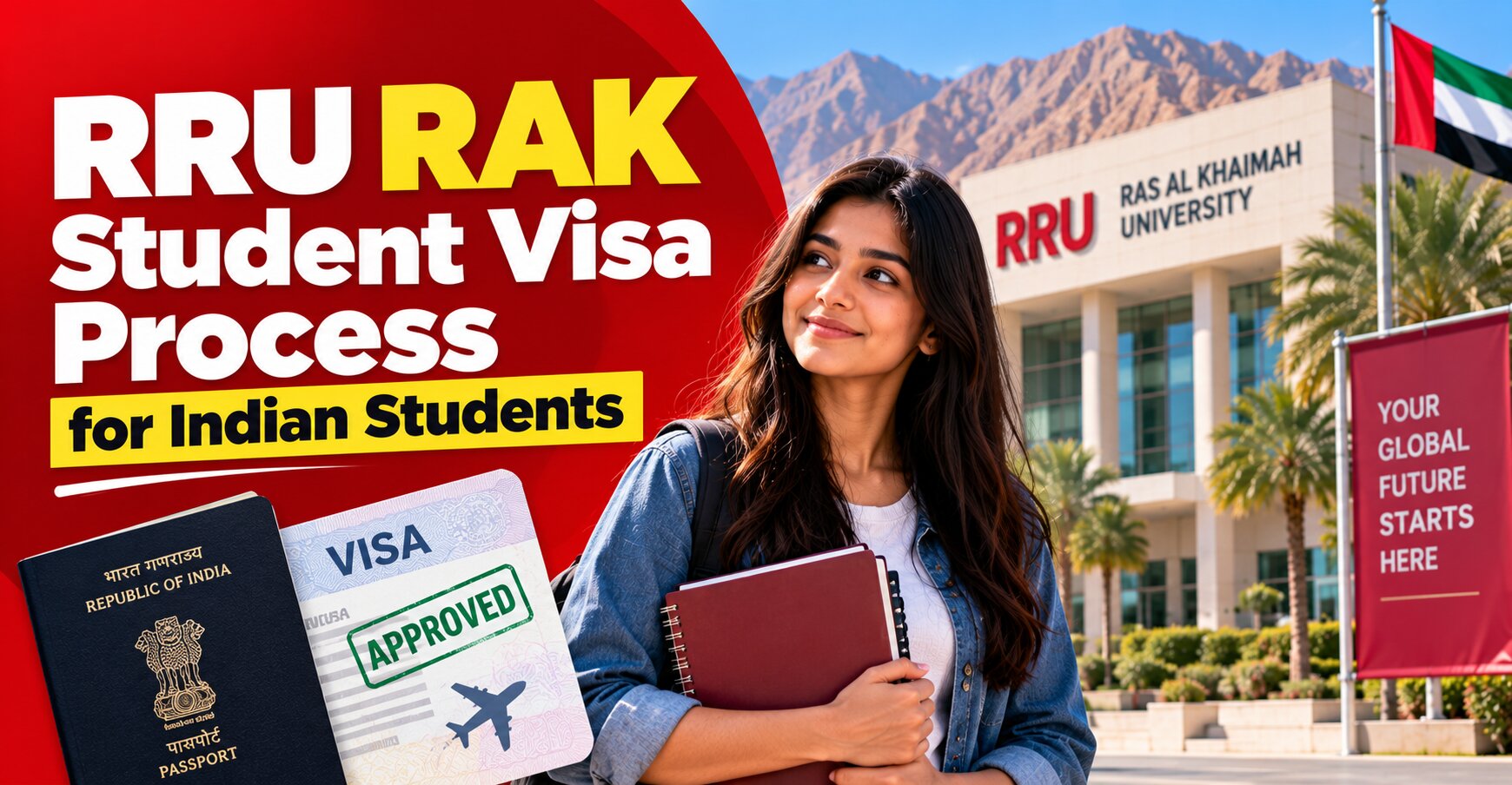 RRU RAK Student Visa Process for Indian Students